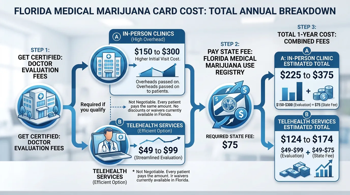 Infographic: Florida Medical Marijuana Card Cost - Florida Medical Marijuana Card Cost