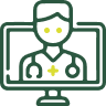 Doctor consultation icon