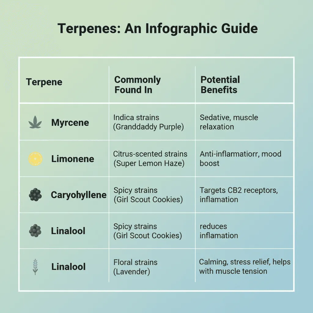 the role of terpenes in pain relief